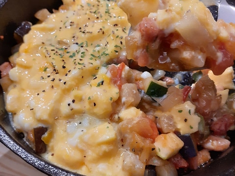 ふわとろ玉子のラタトゥイユ